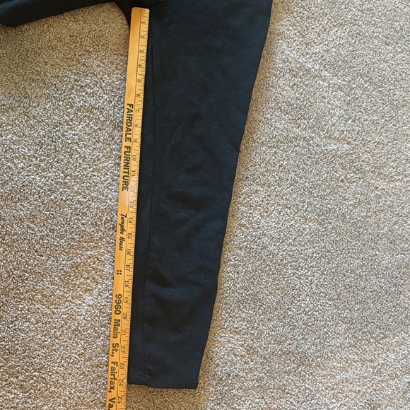 Daily Ritual Ponte Skinny-Fit Charcoal Leggings with Ankle side zip NWOT Medium - Picture 4 of 9